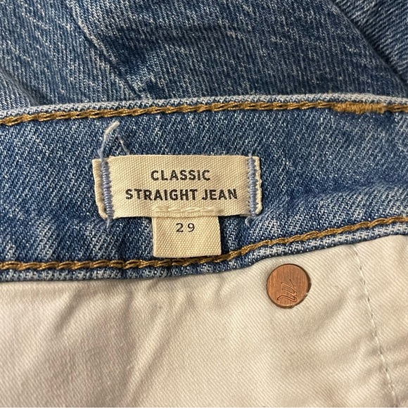 Madewell classic straight jean 29 - Picture 7 of 9